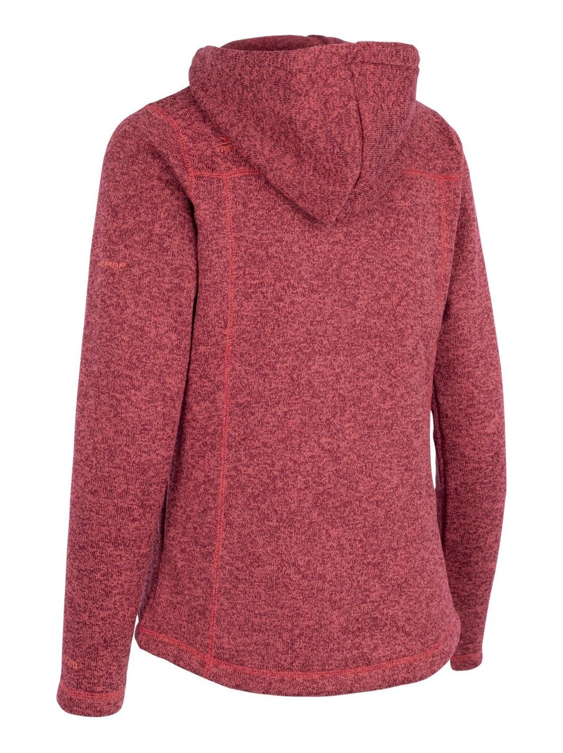 Trespass - Veste polaire ODELIA Rouge pourpre - Kiabi