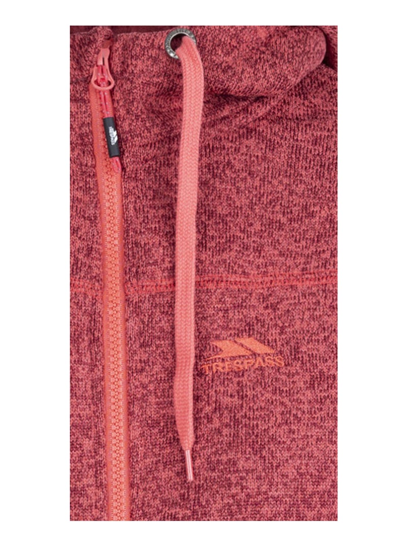 Trespass - Veste polaire ODELIA Rouge pourpre - Kiabi