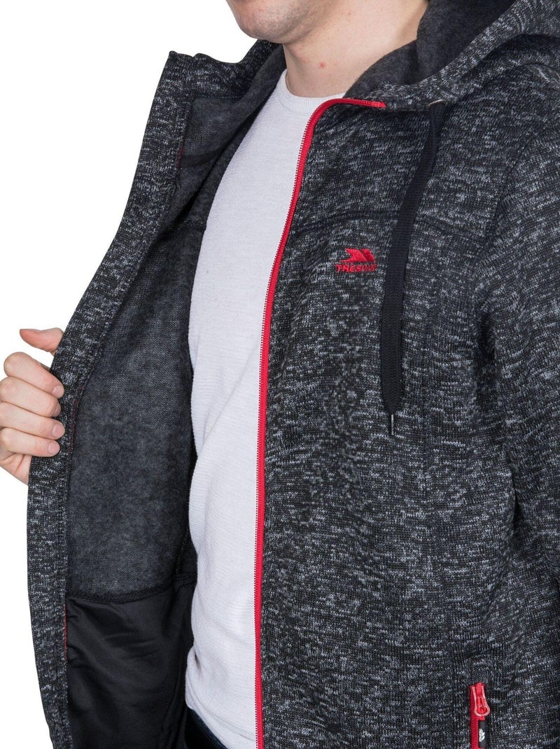 Trespass - Veste polaire ODENO s Noir ébène - Kiabi