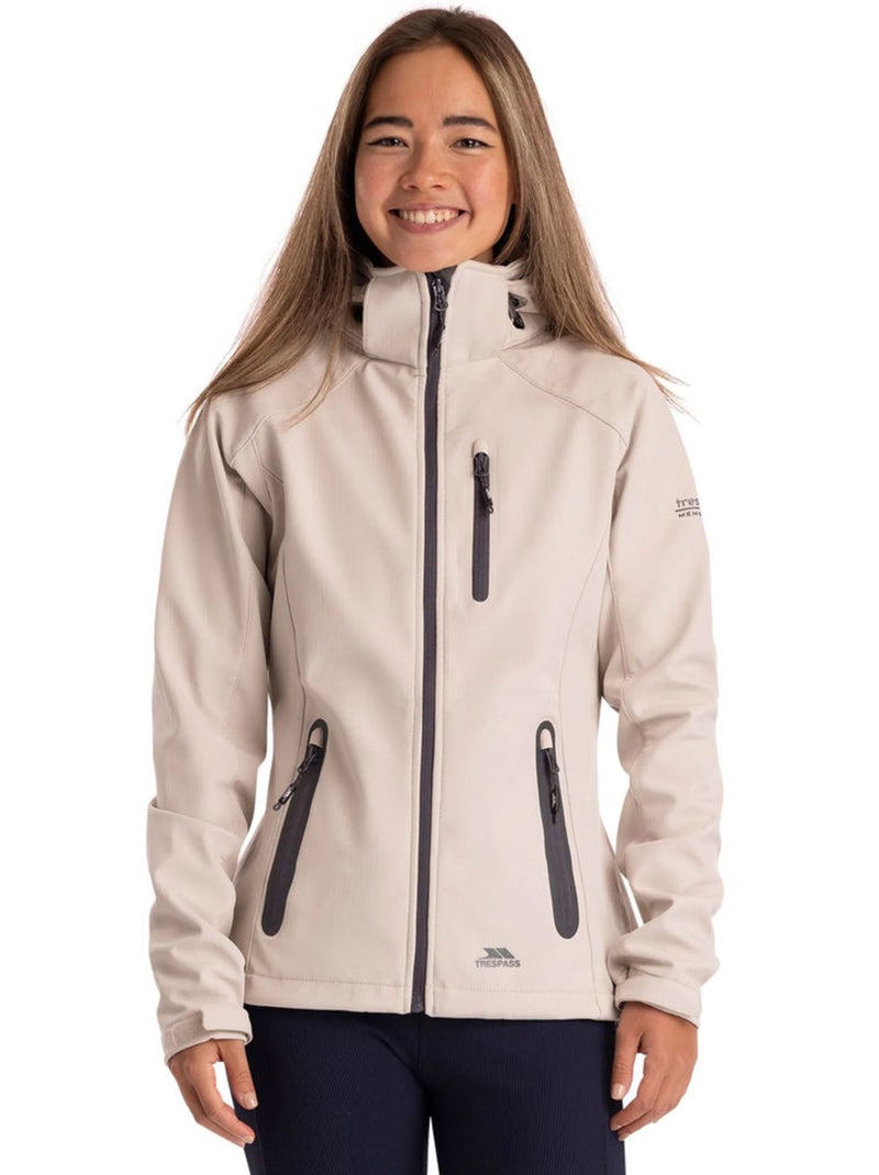 Trespass - Veste softshell BELA Beige foncé - Kiabi