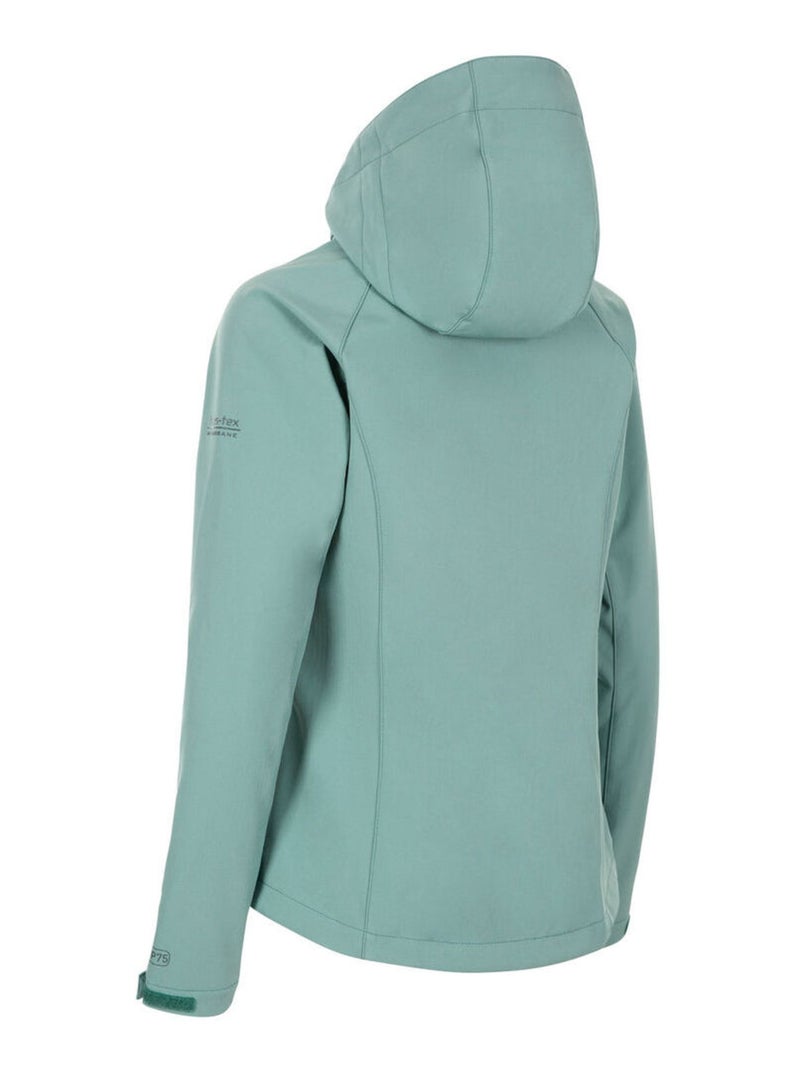 Trespass - Veste softshell BELA Gris Vert - Kiabi