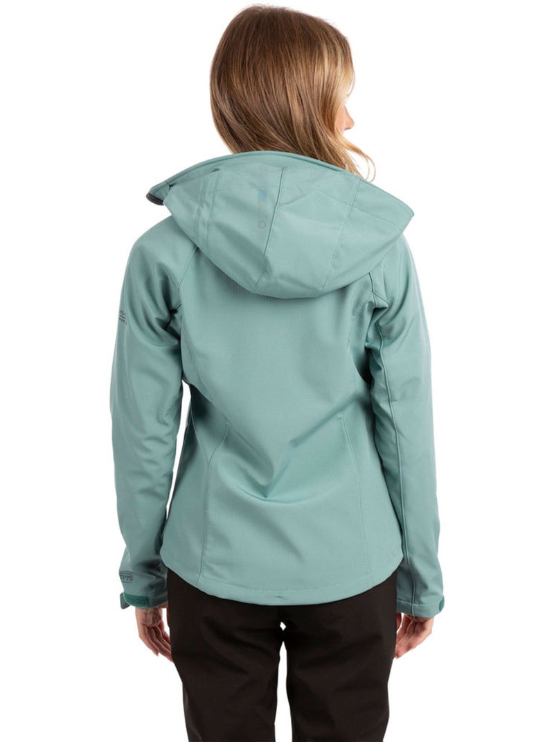 Trespass - Veste softshell BELA Gris Vert - Kiabi