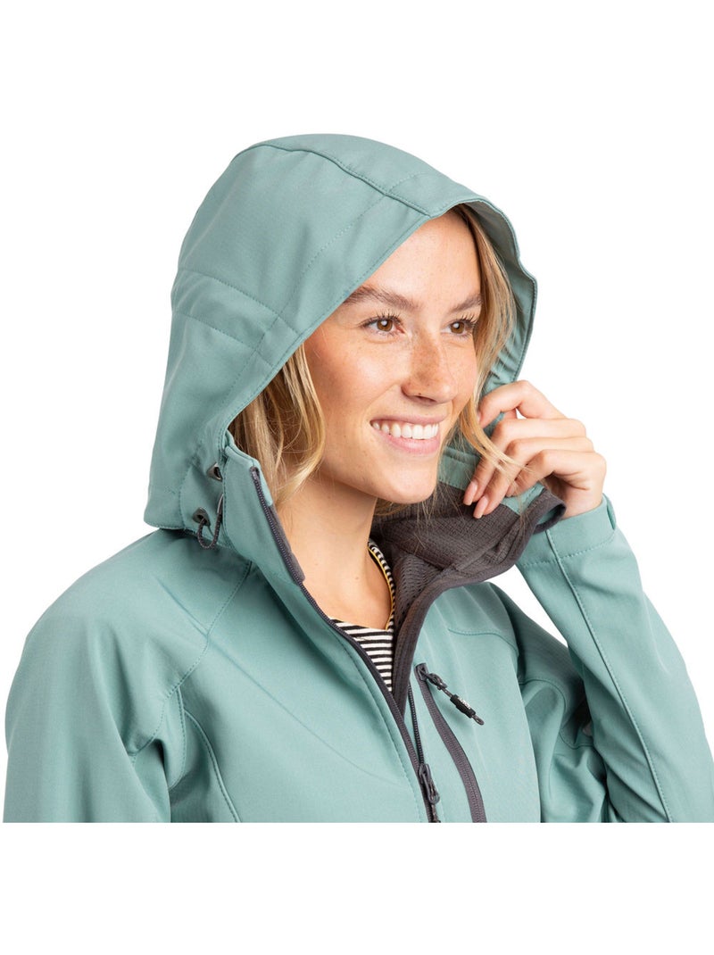 Trespass - Veste softshell BELA Gris Vert - Kiabi