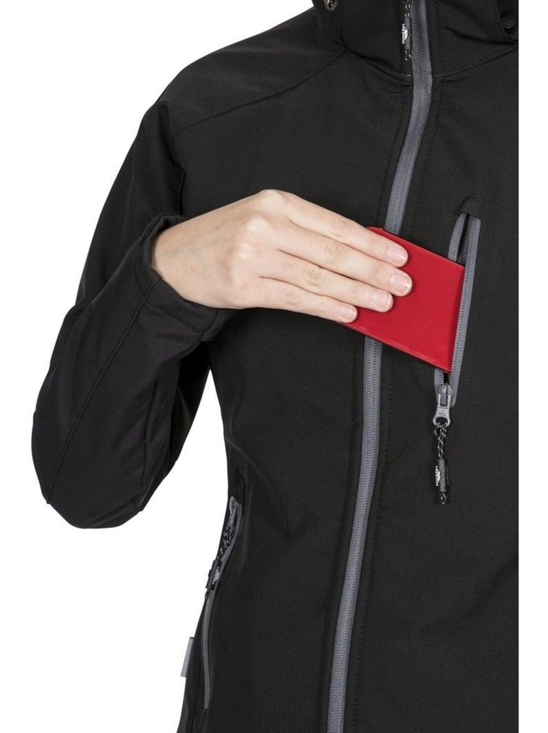Trespass - Veste softshell BELA Noir - Kiabi