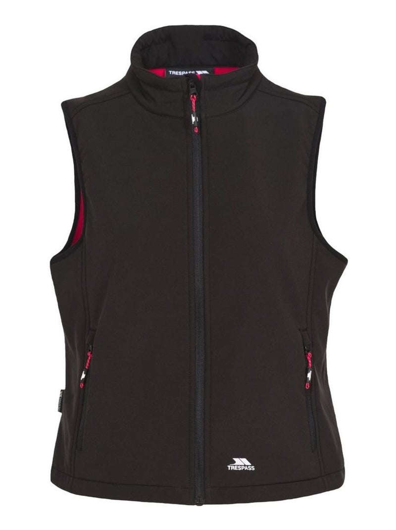 Trespass - Veste Softshell sans manches NORMA Noir - Kiabi