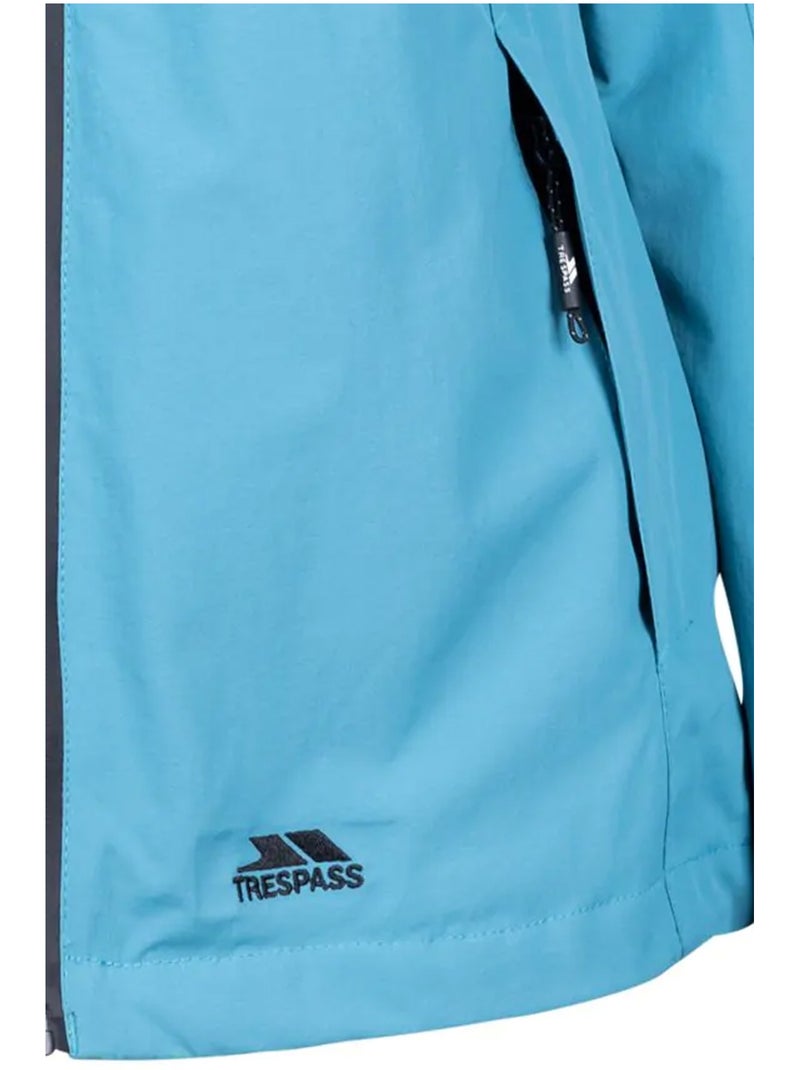 Trespass - Veste unie imperméable TILBURY Bleu clair - Kiabi