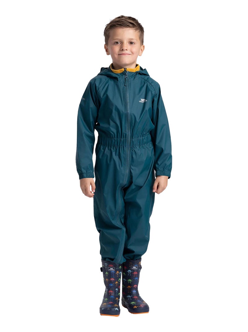 Trespass Button - Salopette de pluie unisexe Bleu marine - Kiabi