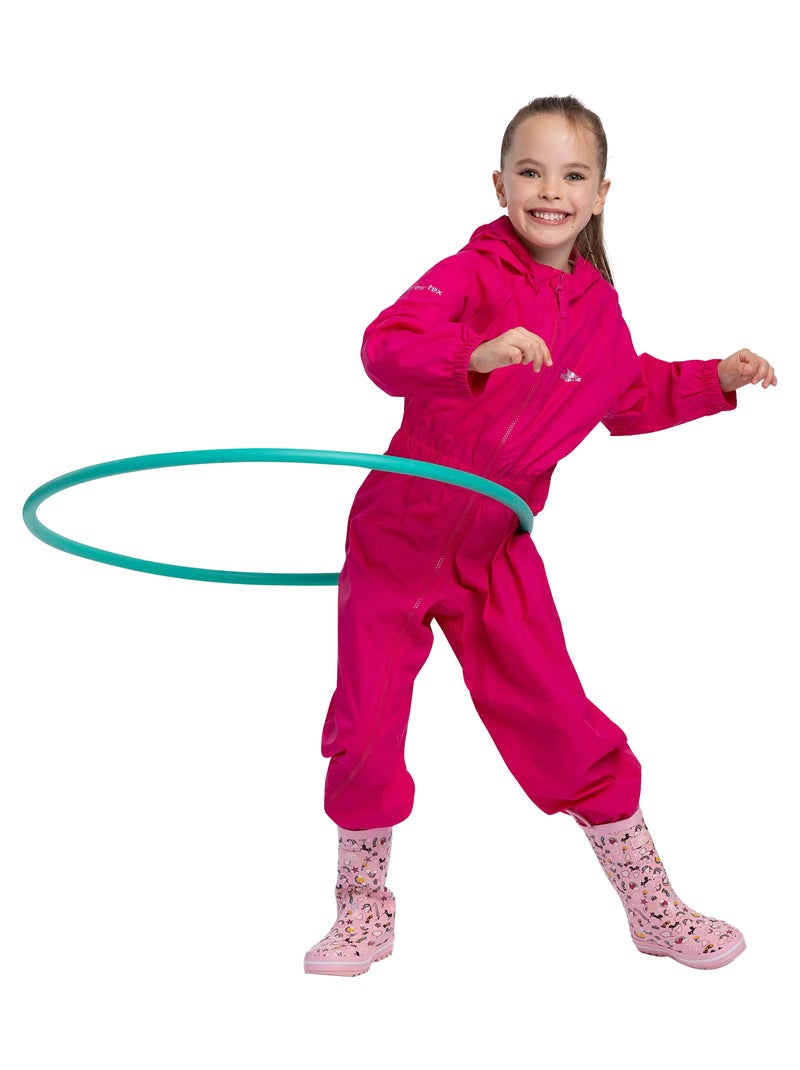 Trespass Button - Salopette de pluie unisexe Rose - Kiabi