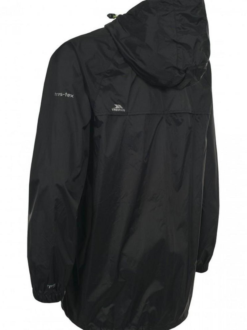 Trespass Qikpac - Veste imperméable repliable unisexe Noir - Kiabi