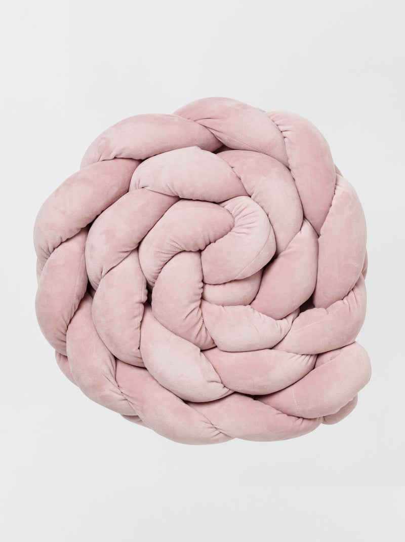 Tresse de décoration en velours Rose - Kiabi