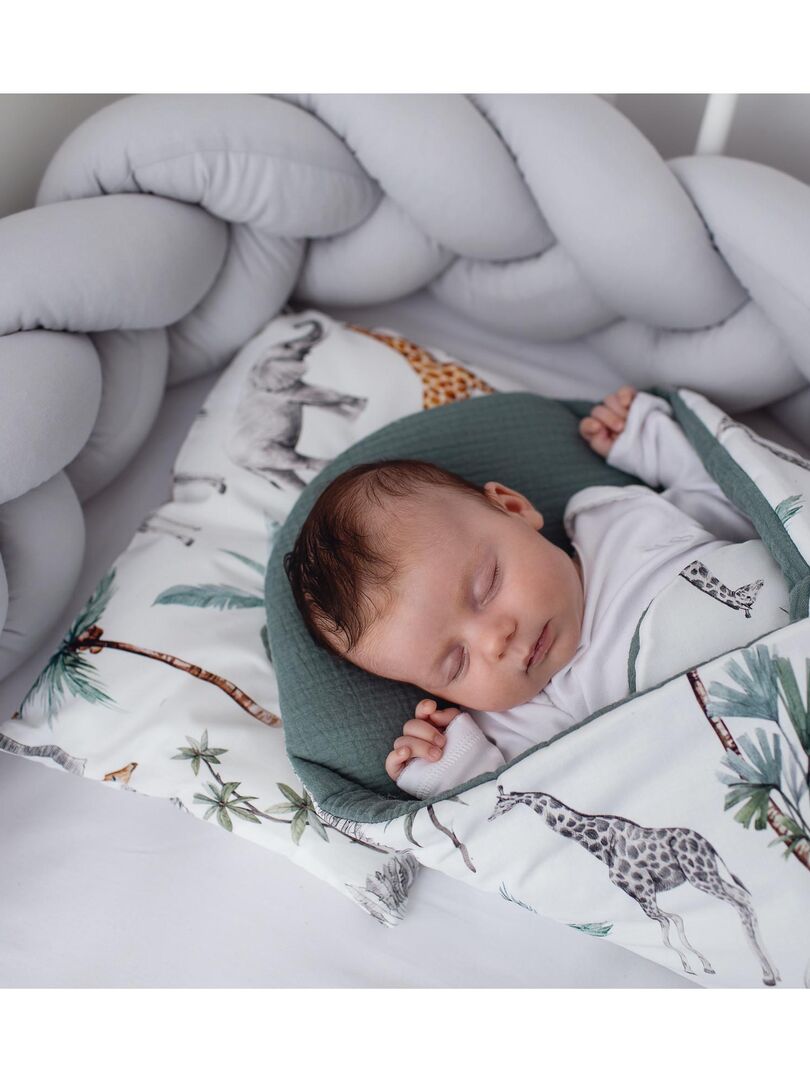 Tresse de lit bébé universelle - VELOURS Gris - Kiabi