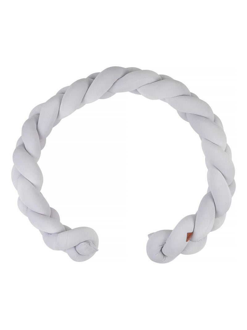Tresse de lit bébé universelle - VELOURS SEVIRA KIDS Gris - Kiabi