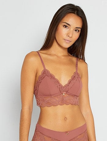 Triangle basque dentelle