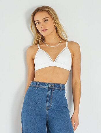 Triangle coton coussinets amovibles