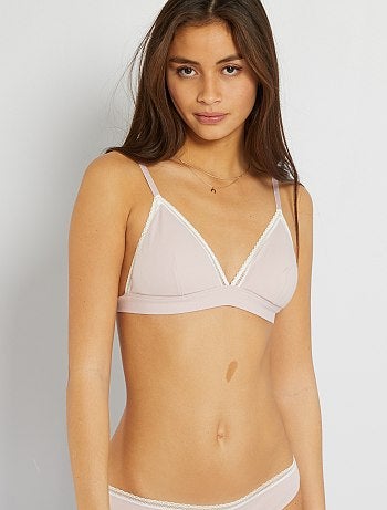 Triangle coton coussinets amovibles