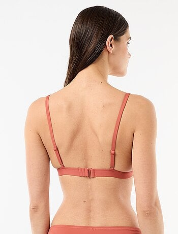 Triangle de bain avec bords macramé