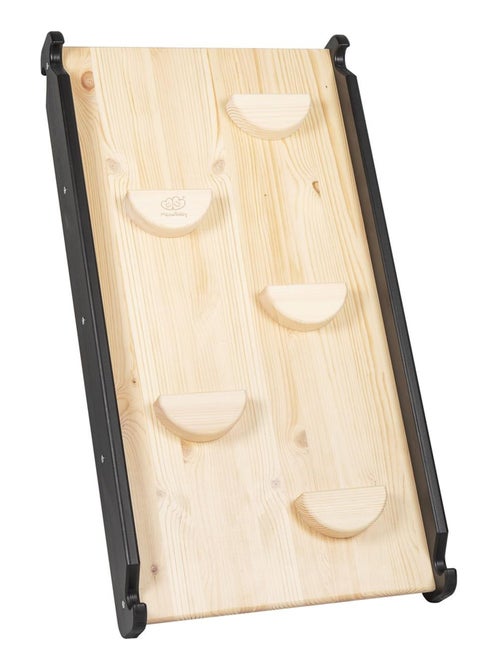 Triangle d'escalade avec Toboggan pour Enfants Structure d'escalade d'intérieur en Bois - Kiabi