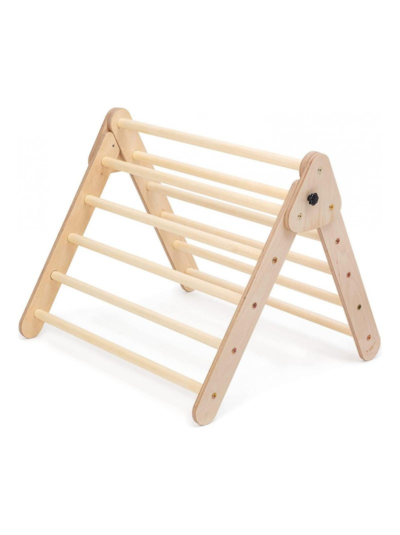 Triangle d'escalade en bois naturel Beige - Kiabi