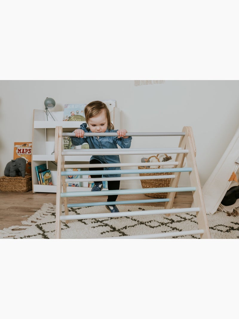 Triangle d’escalade pikler leg&go Bleu pastel - Kiabi
