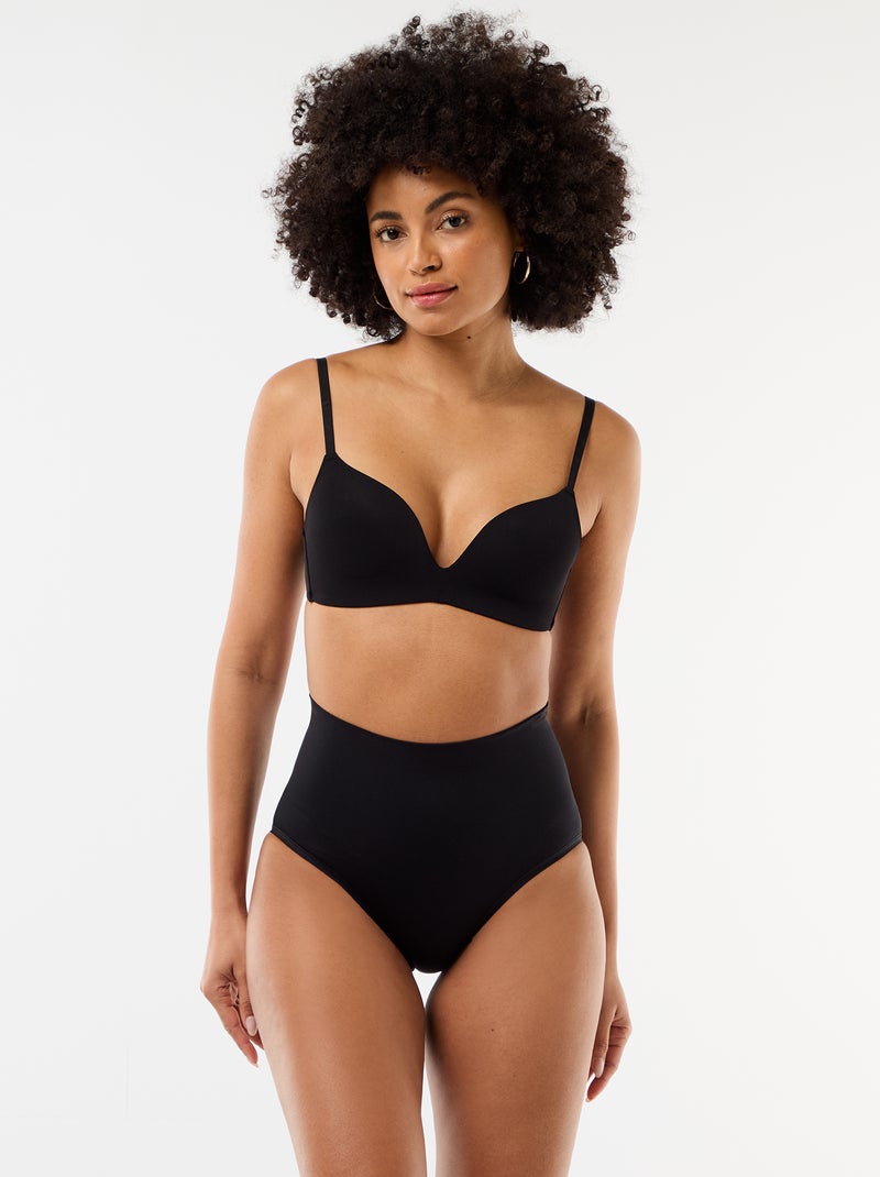 Triangle invisible en microfibre Noir - Kiabi