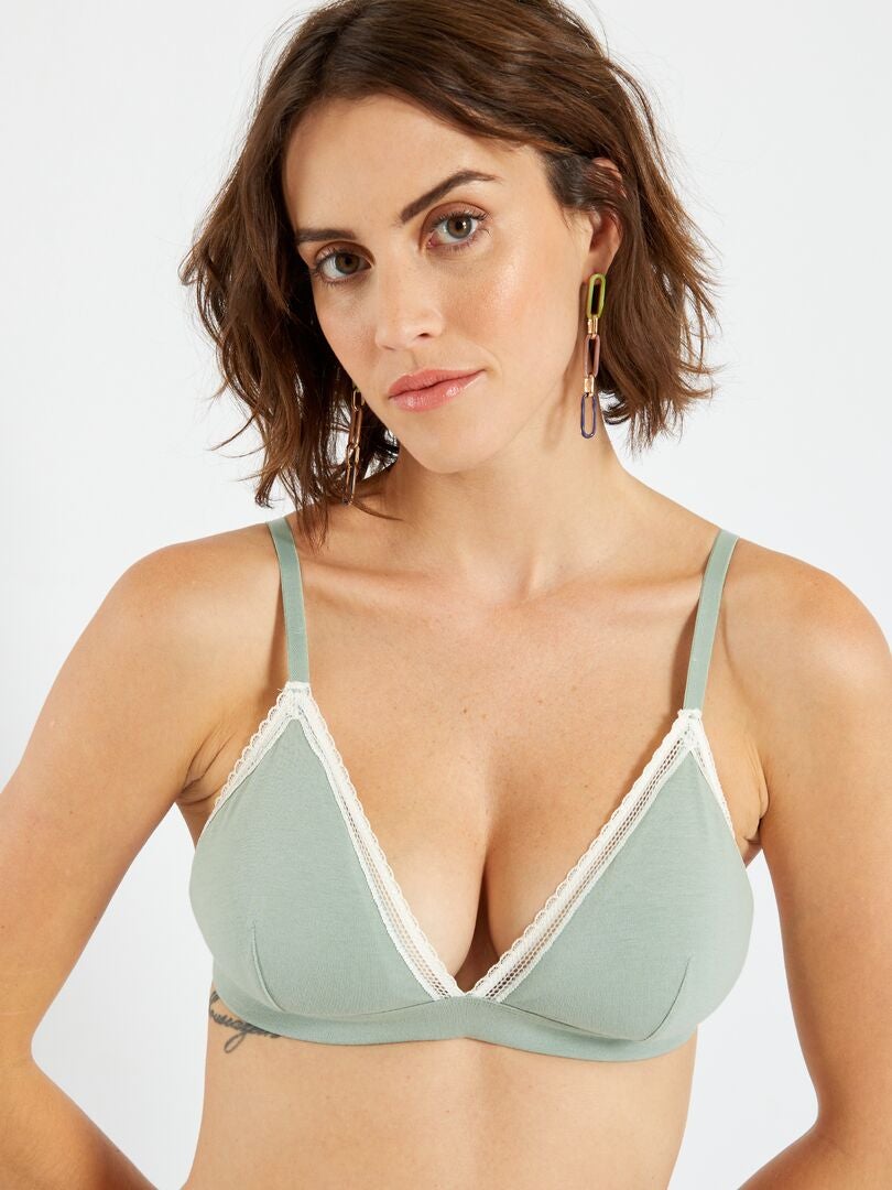 Triangle pads amovibles vert - Kiabi