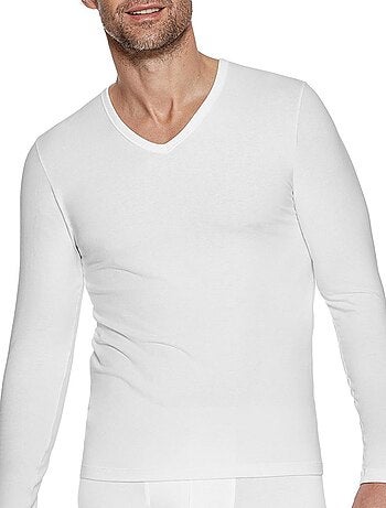 T shirt 2024 col dégagé homme