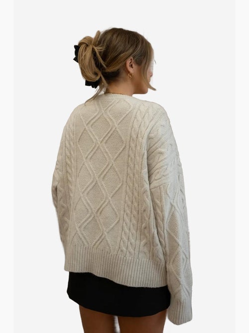 Tricot surdimensionné cameron hiccup - Kiabi Tricot surdimensionné cameron hiccup - Kiabi