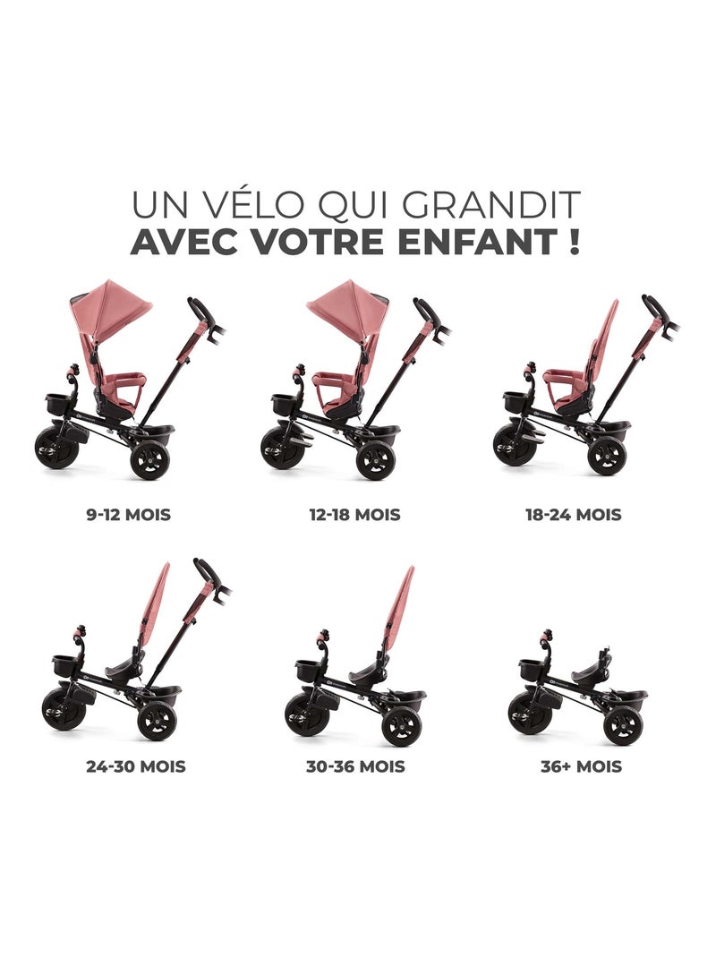 Tricycle aveo modèle pratique et confortable Rose - Kiabi