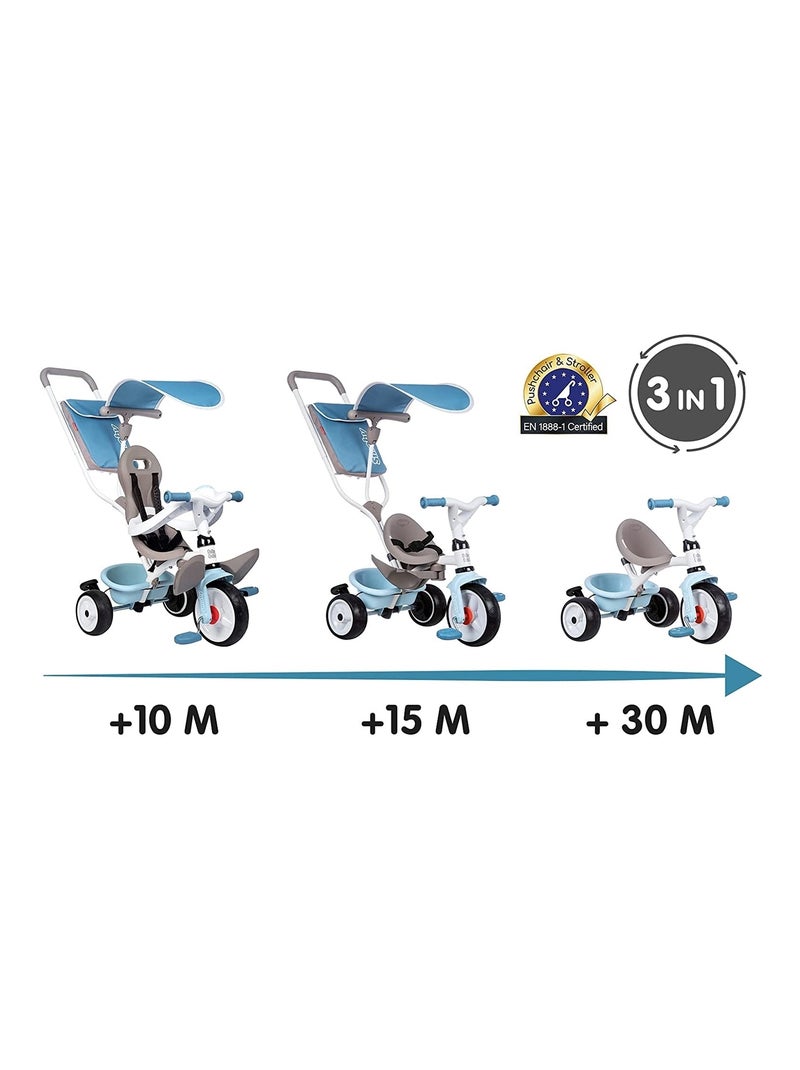 Tricycle Baby Balade Plus Bleu Bleu - Kiabi