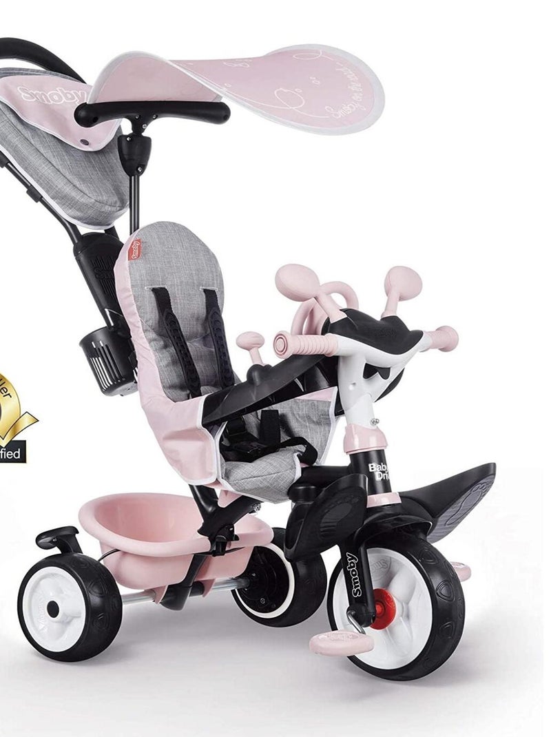 Tricycle Baby Driver Plus Rose N/A - Kiabi