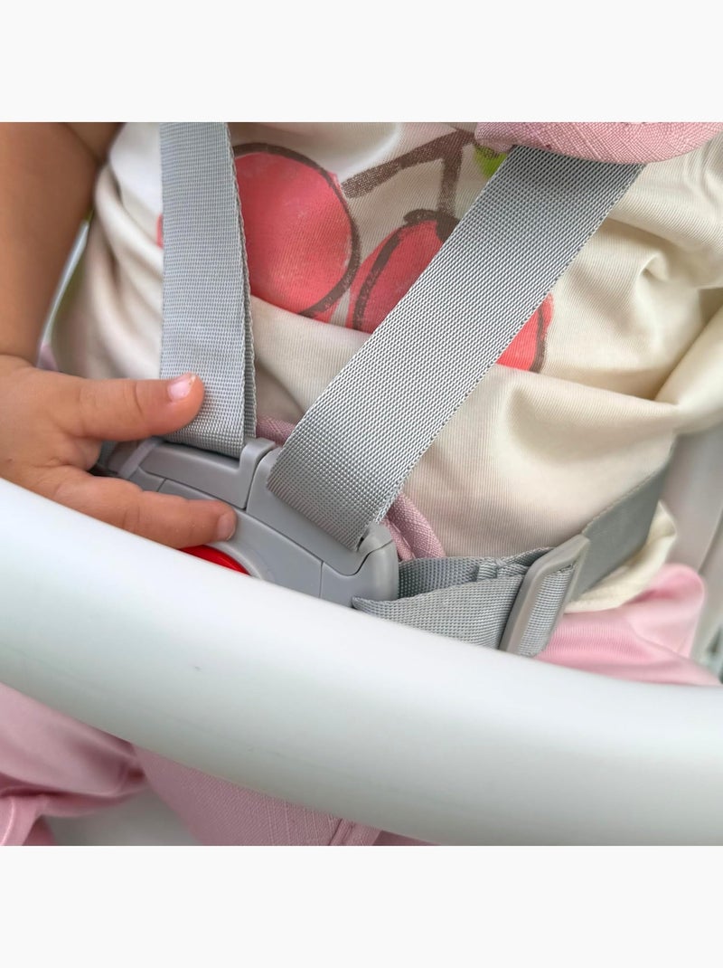 Tricycle Bébé évolutif - siège pivotant 360°, Vélo Enfant, Draisienne Roues EVA increvables, Pliable Rose - Kiabi