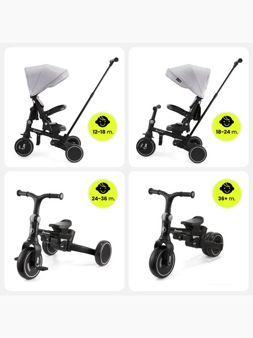 Tricycle Bébé évolutif, Siège pivotant 360°, Vélo Enfant, Draisienne Roues EVA Increvables, Pliable - Kiabi Tricycle Bébé évolutif, Siège pivotant 360°, Vélo Enfant, Draisienne Roues EVA Increvables, Pliable - Kiabi