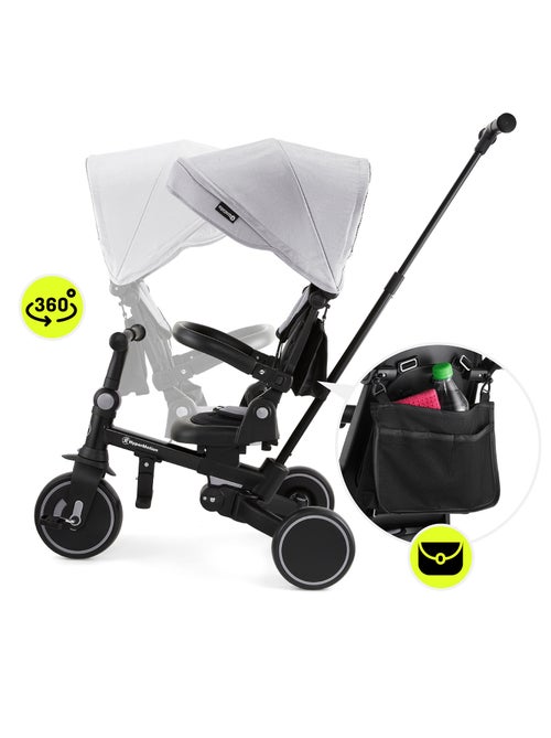 Tricycle Bébé évolutif, Siège pivotant 360°, Vélo Enfant, Draisienne Roues EVA Increvables, Pliable - Kiabi Tricycle Bébé évolutif, Siège pivotant 360°, Vélo Enfant, Draisienne Roues EVA Increvables, Pliable - Kiabi