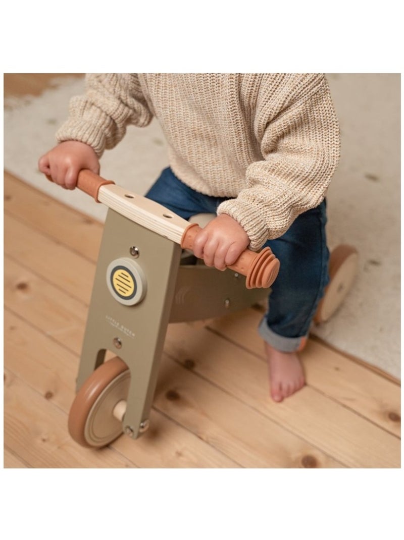 Tricycle en bois Vert - Kiabi