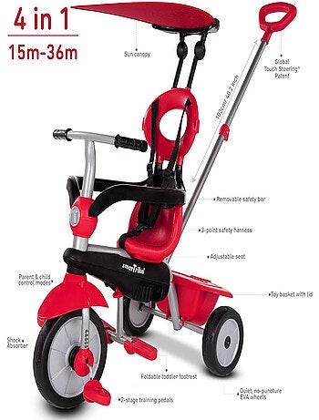 Tricycle en smarTrike Zoom
