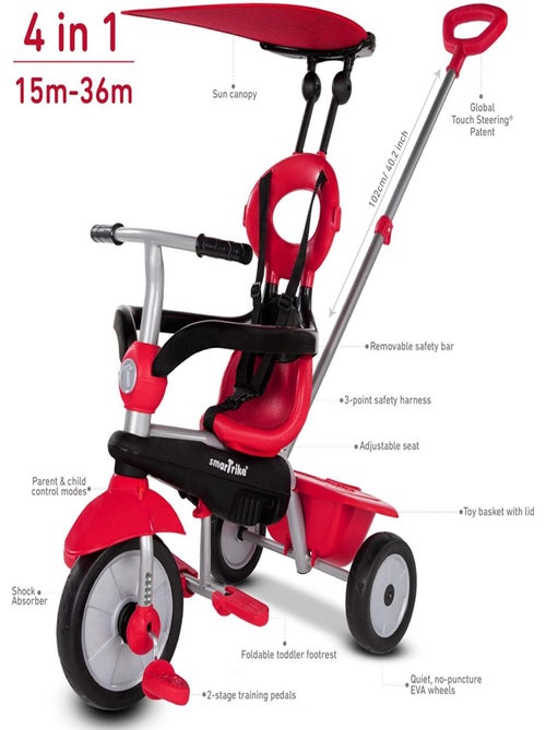 Tricycle en smarTrike Zoom - Kiabi