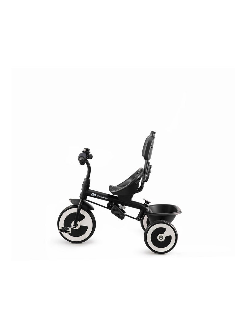 Tricycle enfant avec guidon poussette et pare-soleil Gris - Kiabi