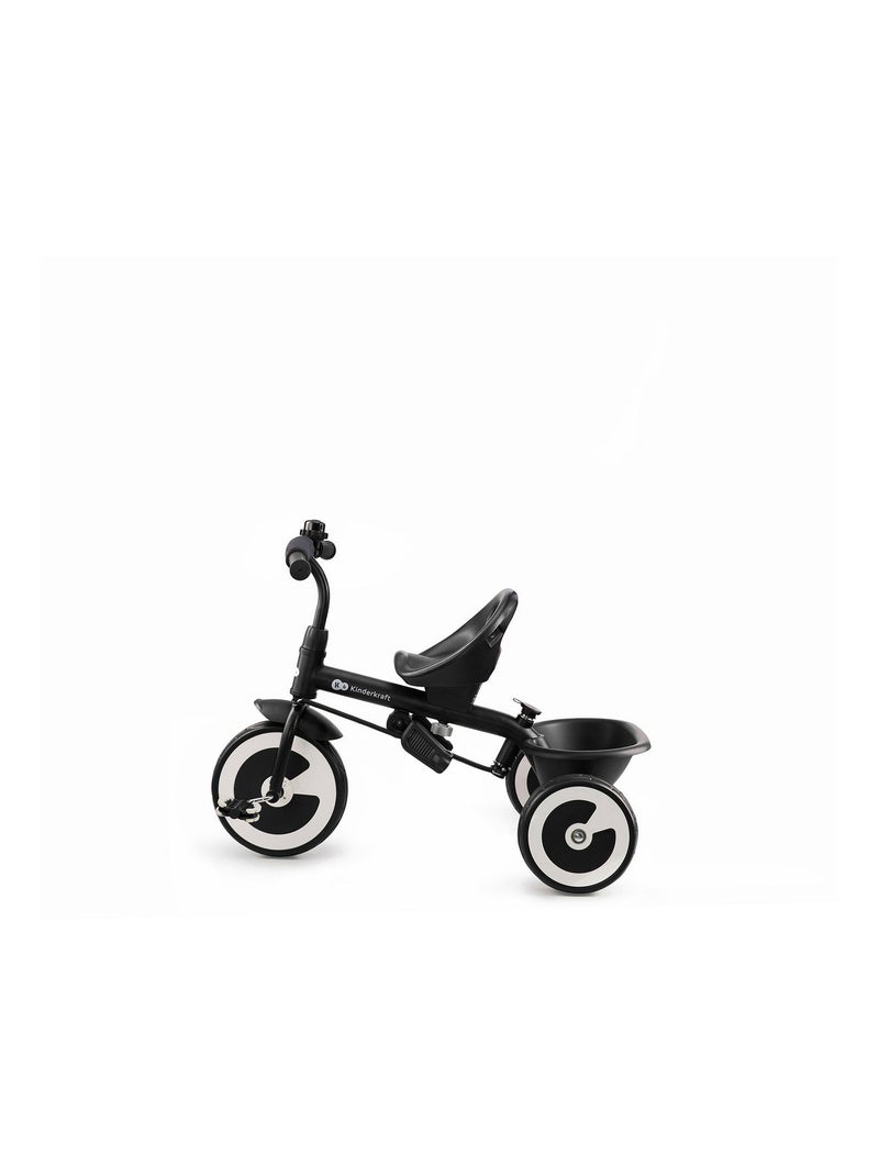 Tricycle enfant avec guidon poussette et pare-soleil Gris - Kiabi