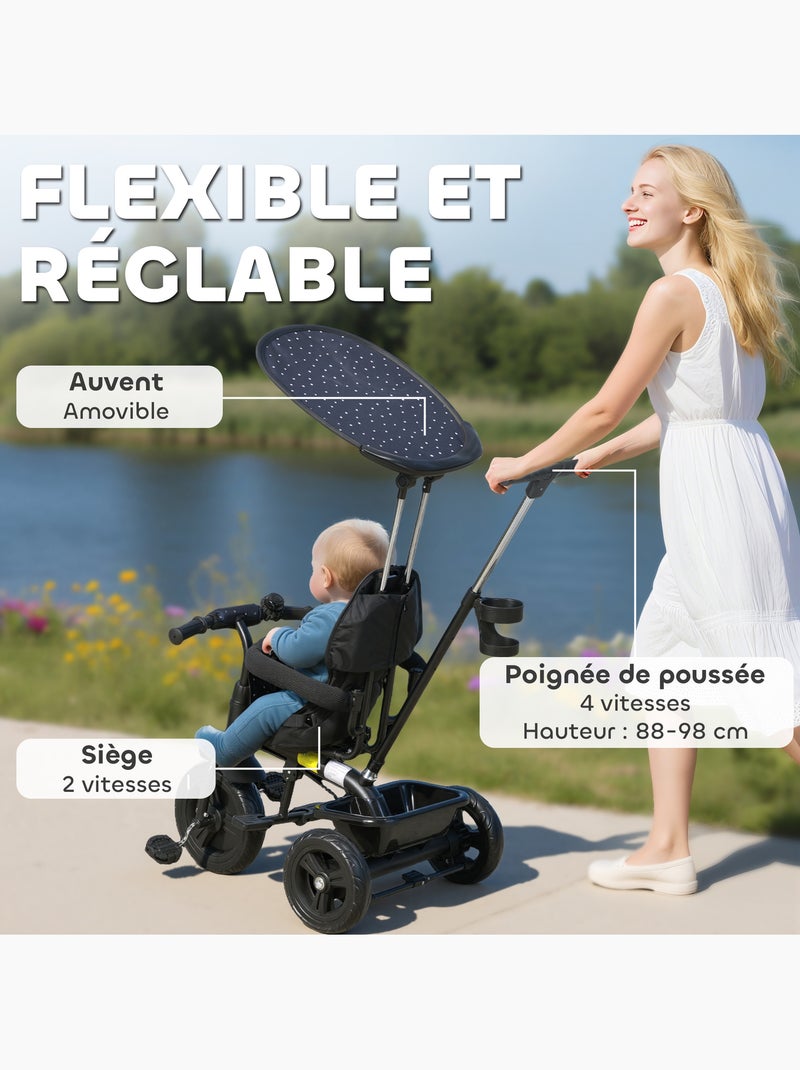 Tricycle enfant évolutif Bleu Bleu - Kiabi