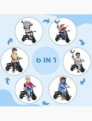 Tricycle enfant évolutif