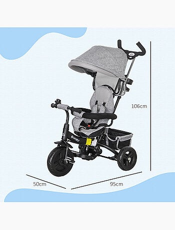 Tricycle enfant évolutif