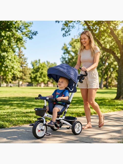 Tricycle enfant évolutif pliable canne télescopique siège réversible - Kiabi
