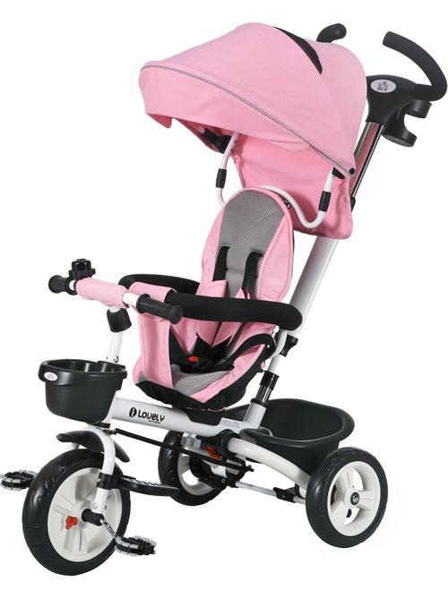 Tricycle enfant évolutif pliable canne télescopique siège réversible - Kiabi Tricycle enfant évolutif pliable canne télescopique siège réversible - Kiabi