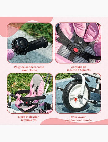 Tricycle enfant évolutif