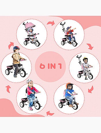 Tricycle enfant évolutif