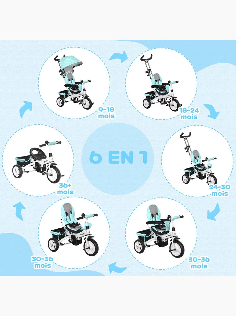 Tricycle enfant évolutif Vert - Kiabi