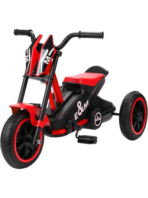 Tricycle enfant moto roues dia. 21,5 cm rouge noir - Kiabi