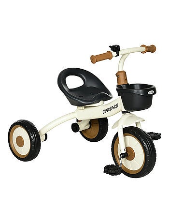 Tricycle enfant multi-équipé siège réglable métal