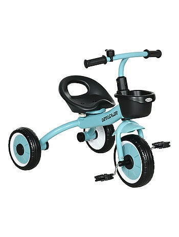 Tricycle enfant multi-équipé siège réglable métal