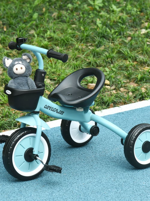 Tricycle enfant multi-équipé siège réglable métal - Kiabi
